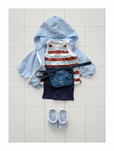 ［onu］Stripe sleeveless tops