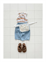 ［onu］Stripe sleeveless tops