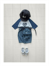 ［onu］Heart raglan tee