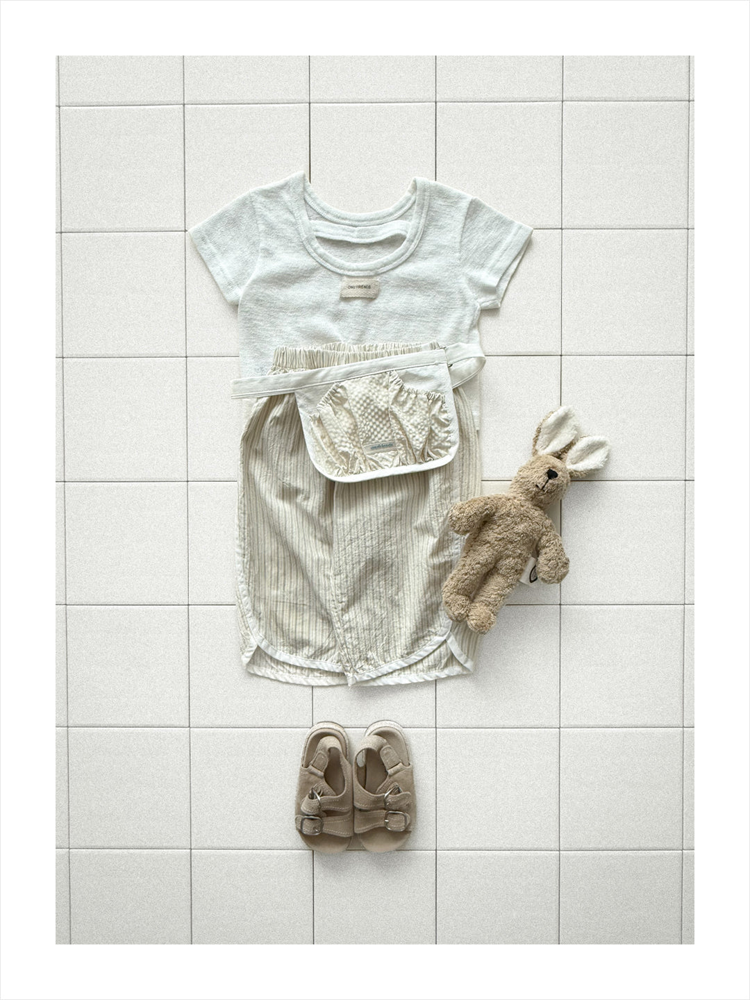 ［onu］Stripe round pants