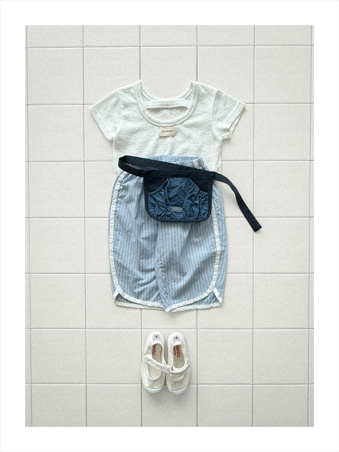 ［onu］Stripe round pants
