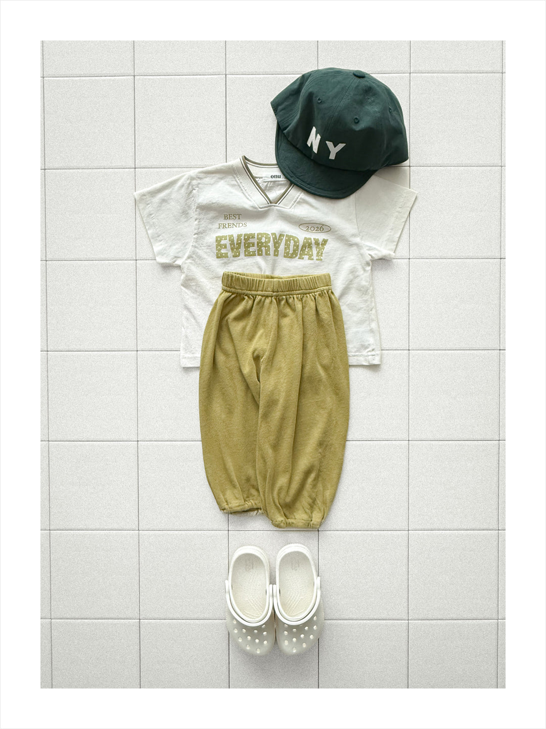 ［onu］Everyday v neck tee