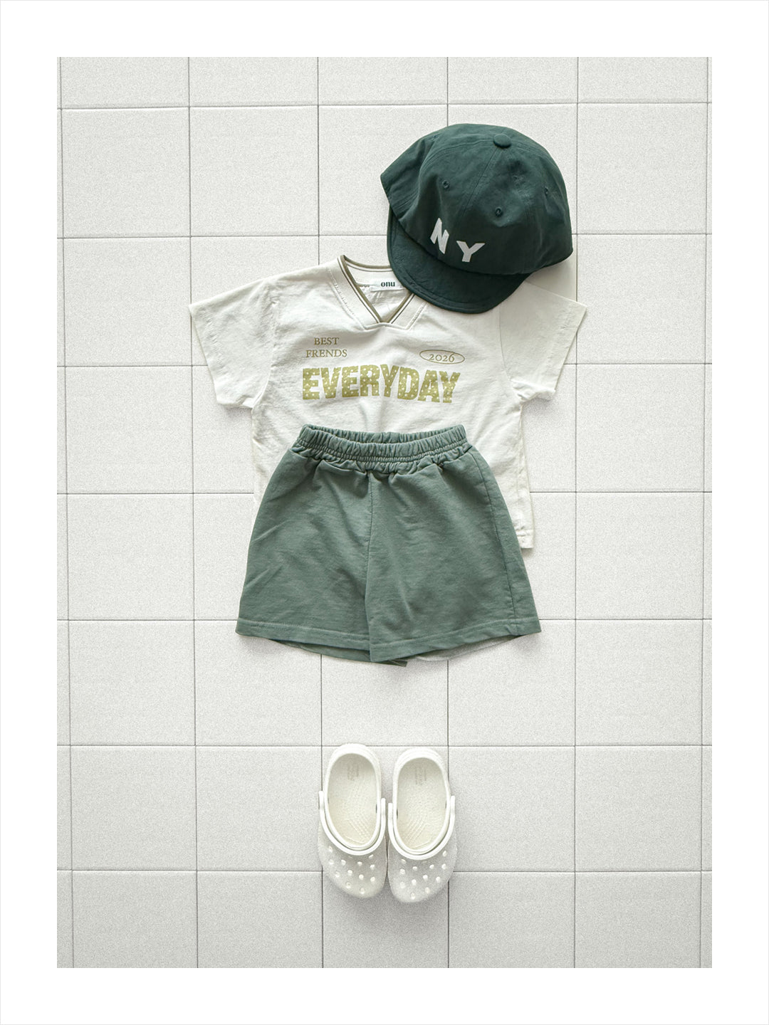 ［onu］Everyday v neck tee