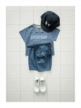 ［onu］Everyday v neck tee