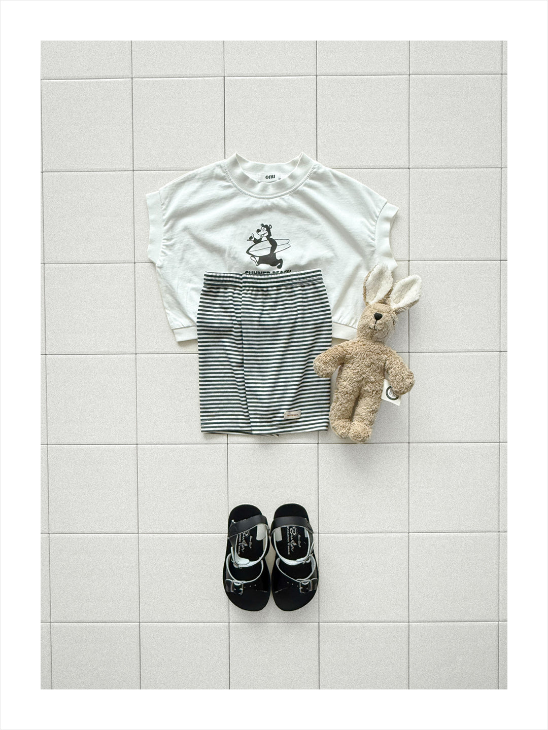 ［onu］Surfing bear tee
