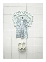 ［onu］Stripe relax pants