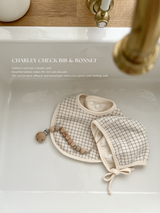 Charley check bonnet