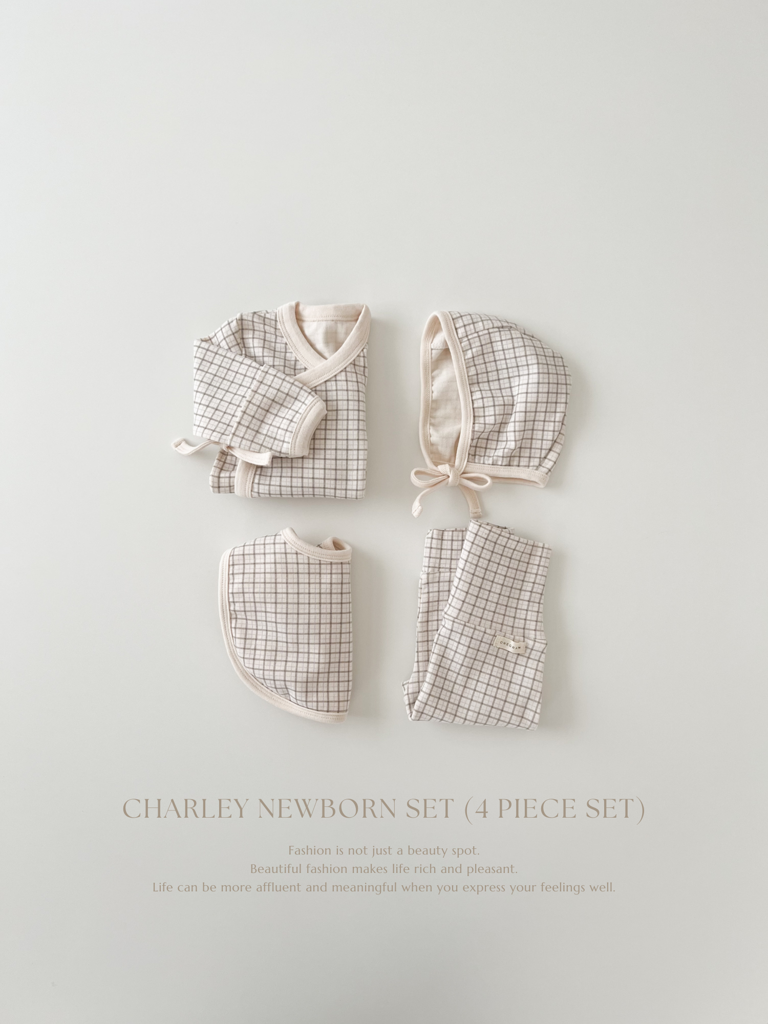 Charley newborn set (4 piece set)