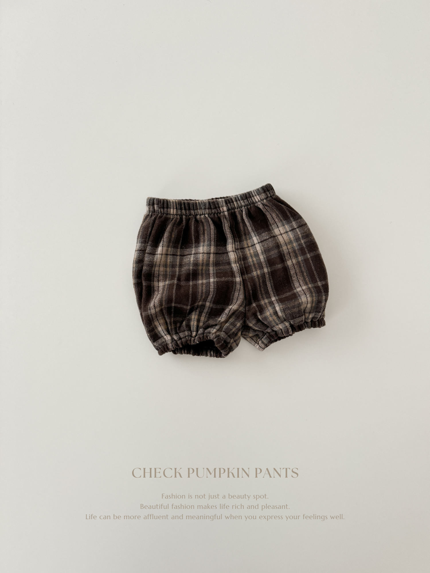 Check pumpkin pants