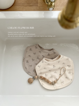 Chloe flower bib