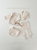 Chloe flower newborn set up