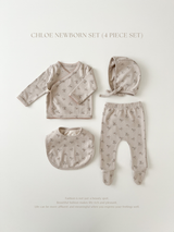 Chloe flower newborn set up