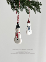 Christmas Ornament - snowman -