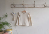 [FLO] Lemonde frill rib tops