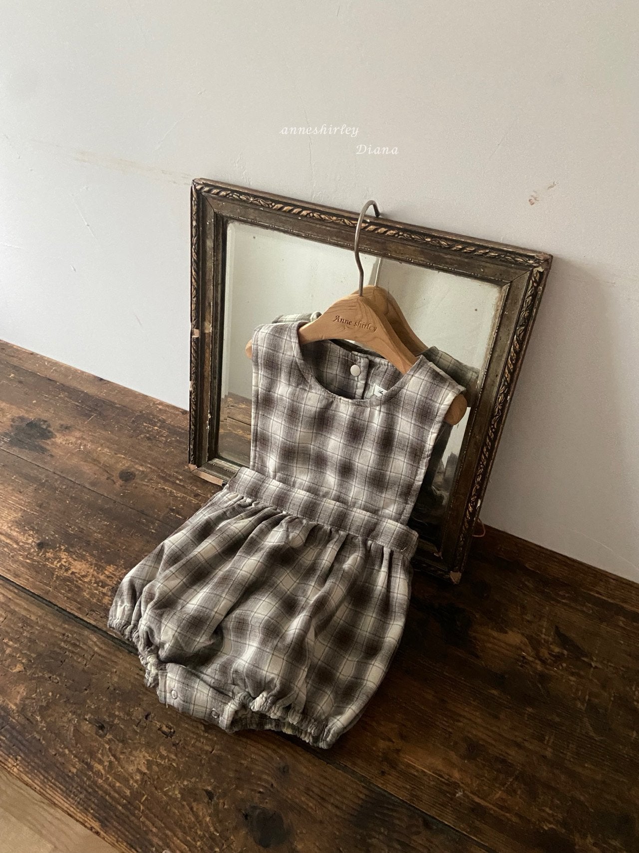 ［Anne shirley］Jaine rompers (check)