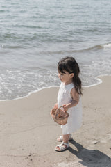 Lace pocket one-piece