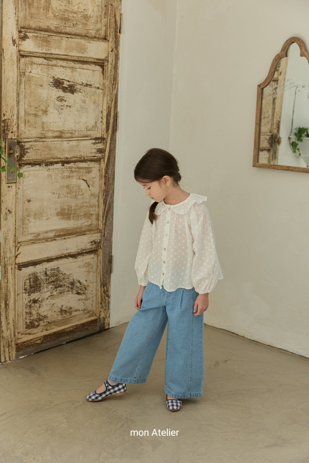 ［mon Atelier］Bien denim pants