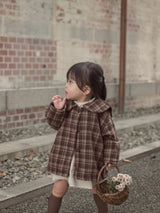 Sailor check coat