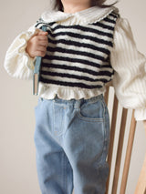 Honey round collar blouse