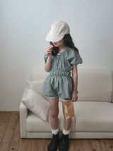 Check one-piece suit