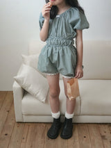 Check one-piece suit