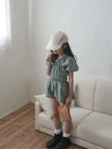 Check one-piece suit
