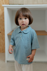 ［onu］Dot collar tee
