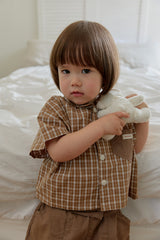 ［onu］Summer check shirt