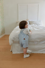 ［onu］Denim short overalls