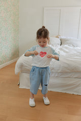 ［onu］Heart raglan tee