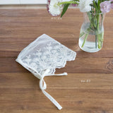 ［mkids］Chocolate lace bonnet