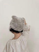 Boucle cat beanie