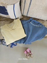 ［mon Atelier］Culotte denim pants