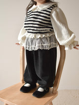 Honey round collar blouse