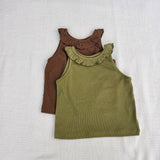 ［mon Atelier］Matcha & Choco camisole
