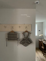 ［Anne shirley］Benny bloomer skirt (check)