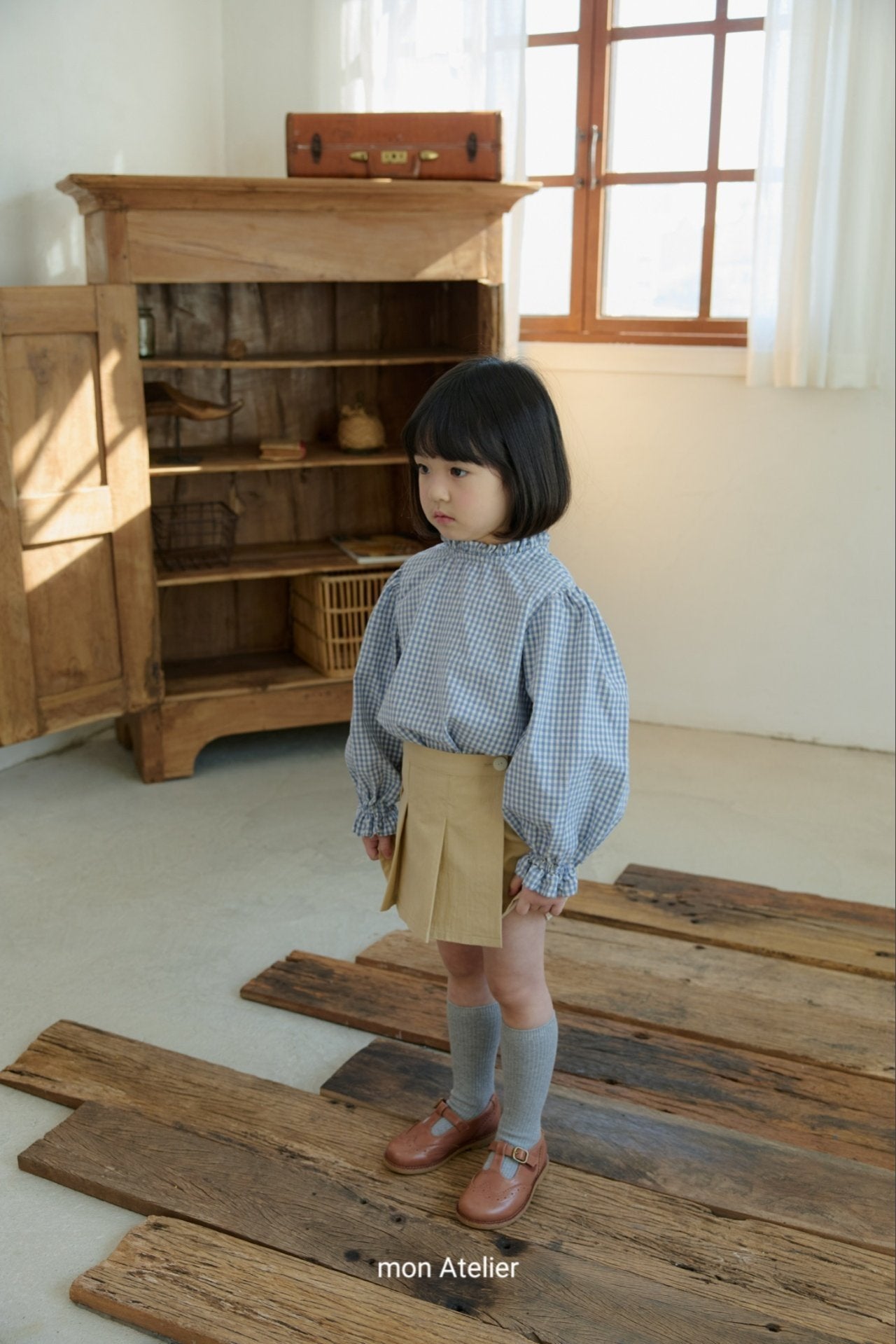 ［mon Atelier］Fritz wrap pants