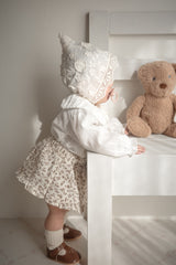 Leaf frill cancan skirt