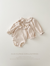 Ellie flower rompers