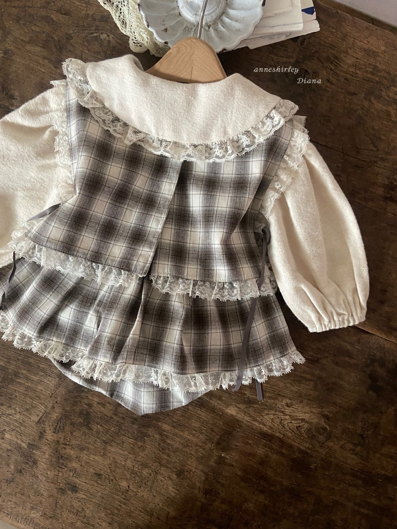 ［Anne shirley］Benny bloomer skirt (check)