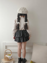 Mellow rib puff tops