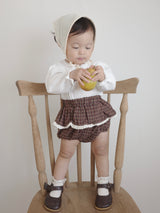 Check lace bloomer