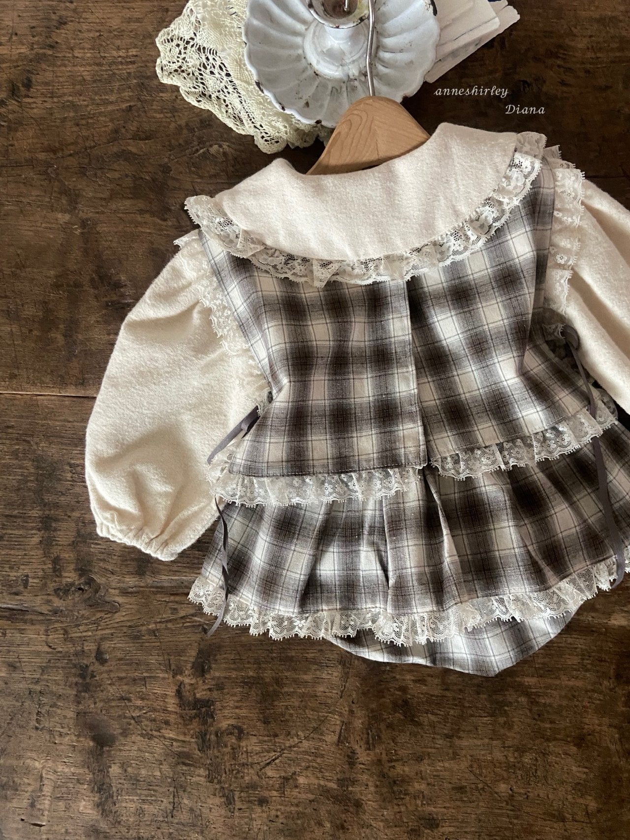 ［Anne shirley］Benny bloomer skirt (check)