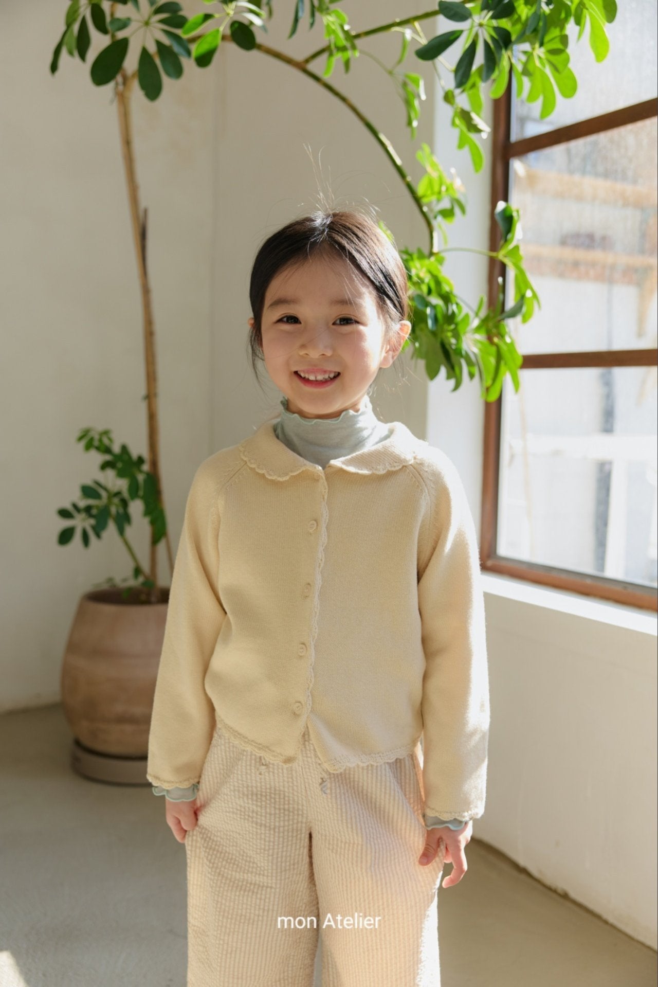 ［mon Atelier］Roro knit cardigan