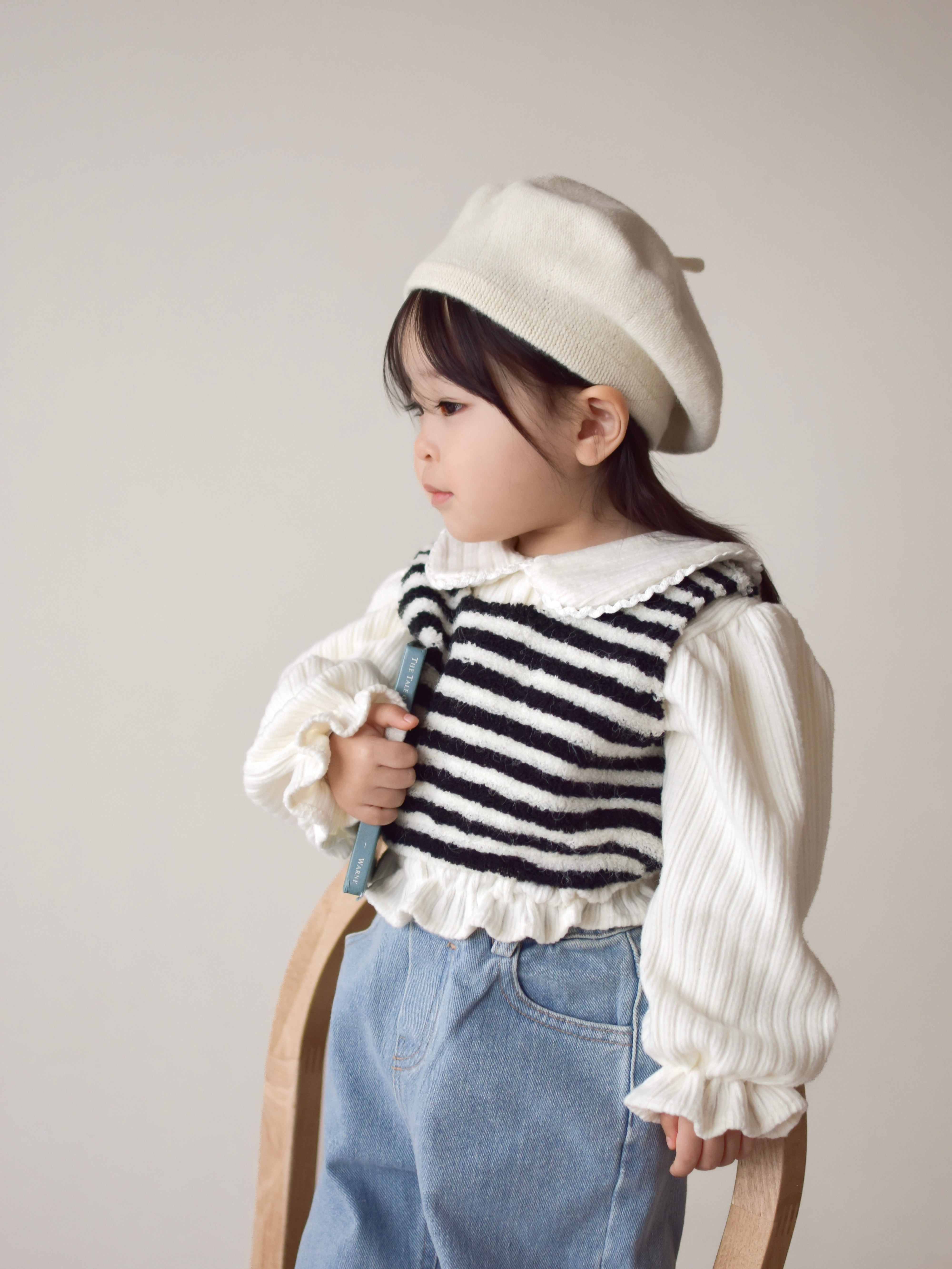 Honey round collar blouse