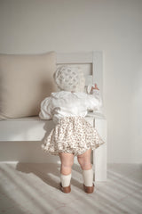 Leaf frill cancan skirt