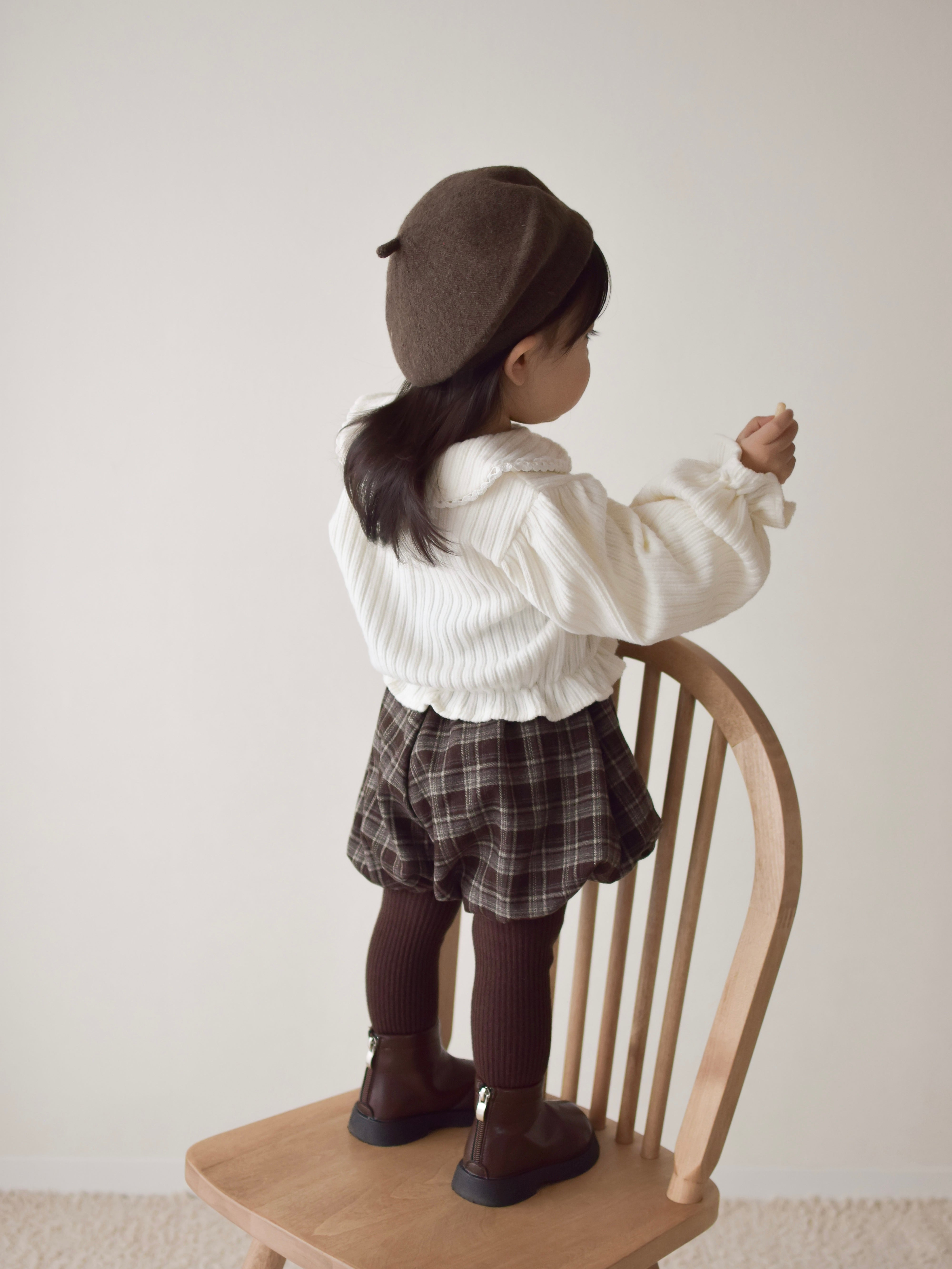 Honey round collar blouse