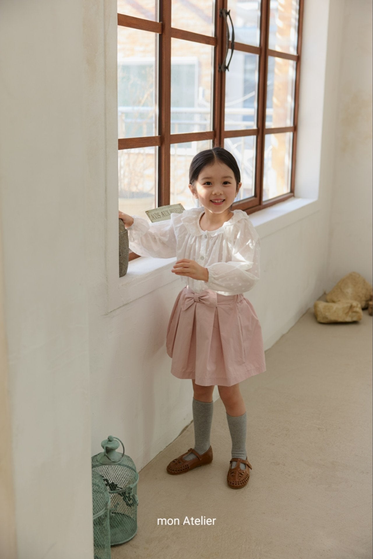 ［mon Atelier］Ribbon skirt