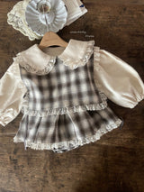 ［Anne shirley］Benny bloomer skirt (check)