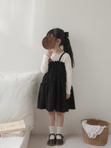 Shirring flare one-piece